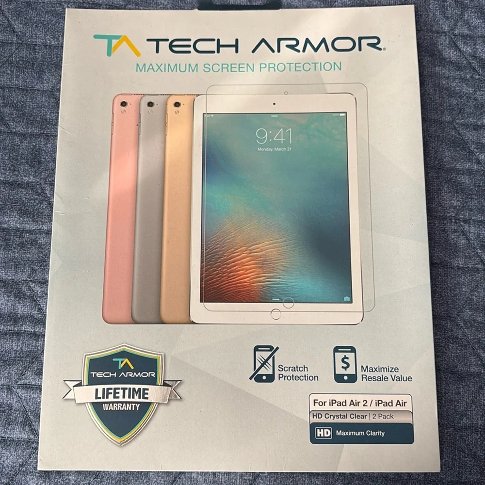Tech Armor Screen Protection IPad Air/Air2
